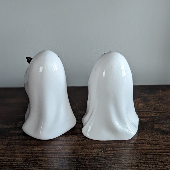 🎯 Target 👻 Bootiful Ceramic Ghost with Pink Pumpkin and Bat Halloween Decor 🎃 - Picture 4 of 6